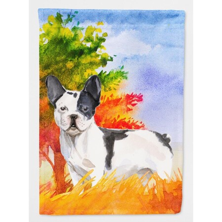 Carolines Treasures Fall French Bulldog Flag Canvas House Size CK1956CHF